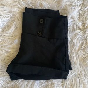 Black dress shorts